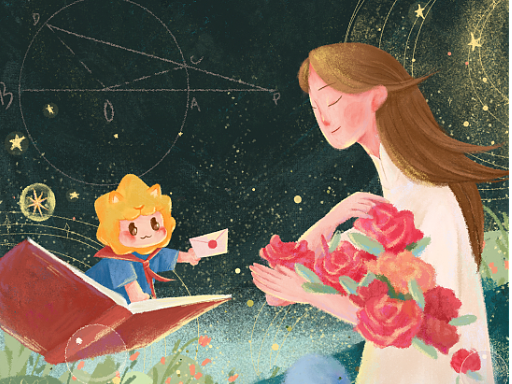 教師節(jié)插畫（個人主頁-ZNjY2ODAzMjA=） - 商業(yè)插畫 - 站酷設(shè)計師怪誕0000原創(chuàng)素材 - 站酷ZCOOL