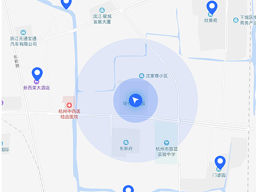 疫情地图app界面