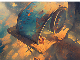 #站酷夢(mèng)筆#夢(mèng)幻，插畫