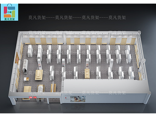 莫凡货架厂家满足时尚需求-伶俐展示架优化空间布局