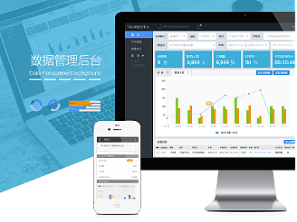 数据管理后台PC端手机端设计