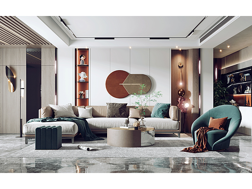 現(xiàn)代風(fēng)格家裝（個(gè)人主頁(yè)-ZNjA1NzY2NzY=） - 建筑/空間 - 站酷設(shè)計(jì)師An13522181551原創(chuàng)素材 - 站酷ZCOOL