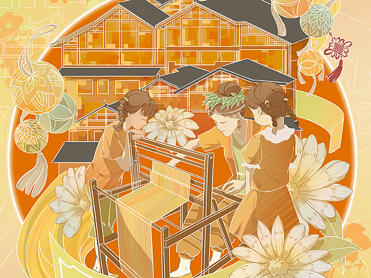 首届美丽中国研究生设计大赛插画获奖作品