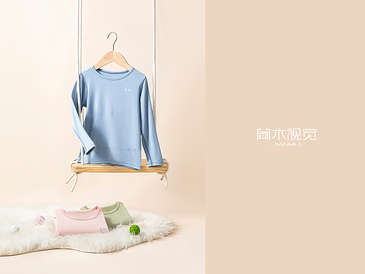 童装创意摄影丨简木视觉 × 儿童服饰T恤睡衣静物拍摄