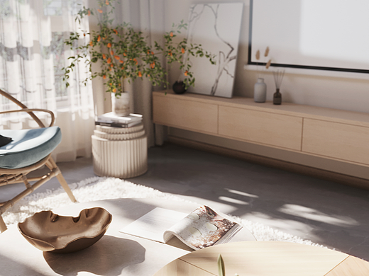 去年的作品 · 轻日式风格（个人主页-ZNjIyMTU5NzY=） - 家装设计 - 站酷设计师胖娃兒原创素材 - 站酷ZCOOL