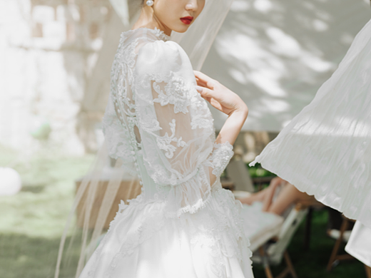 婚纱细节