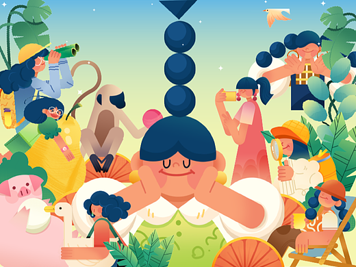 扁平插画合集