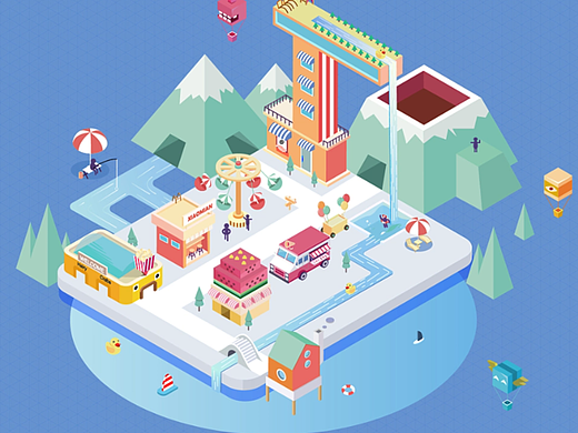 2.5D插畫（個人主頁-ZNTg0ODc1Mjg=） - 圖標 - 站酷設(shè)計師大閘蟹冒泡原創(chuàng)素材 - 站酷ZCOOL