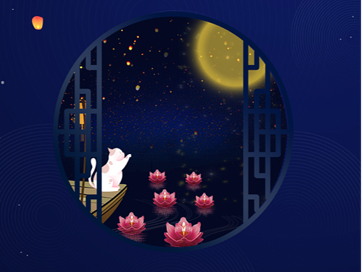 中元节海报（个人主页-ZNjEzNzIwNjA=） - 海报 - 站酷设计师落笔予伱i原创素材 - 站酷ZCOOL