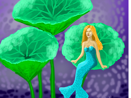美人鱼插画