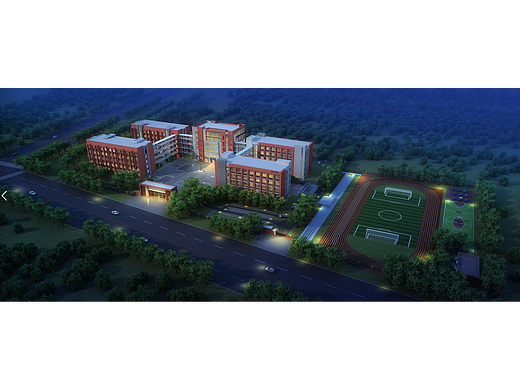 安阳滑县振兴中学（个人主页-ZNjI4MzU2NTI=） - 建筑/空间 - 站酷设计师wmy效果图设计师原创素材 - 站酷ZCOOL