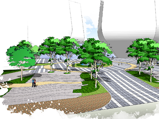 郑州豫发中部国际设计中心 |当代景观规划