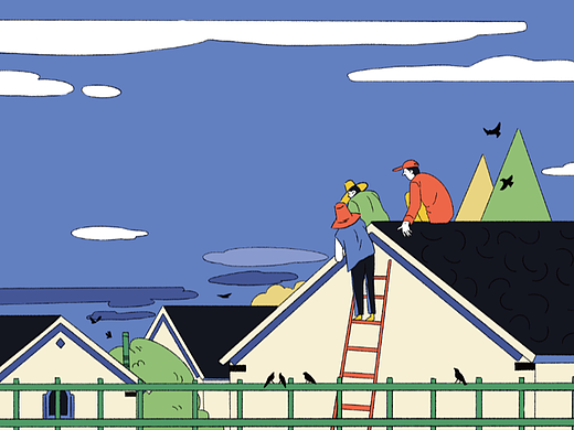 风景填色装饰画系列