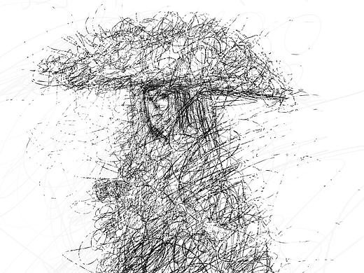 《撑伞的女人》大师手绘课程福利!