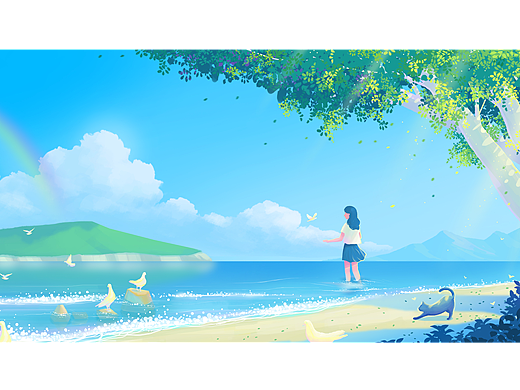 天空是大海的调色盘