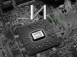 科技感和未来感十足的咨询公司logo设计