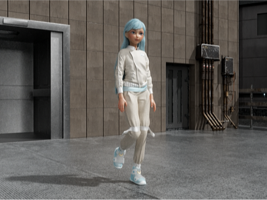 C4D角色绑骨渲染调色同人小动画