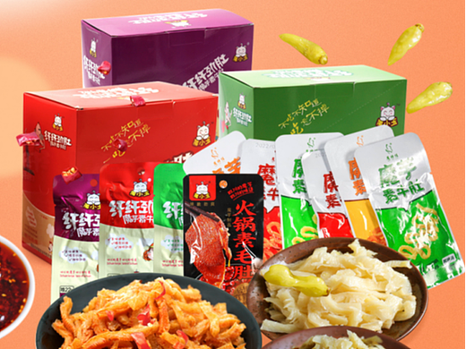 魔芋素毛肚零食