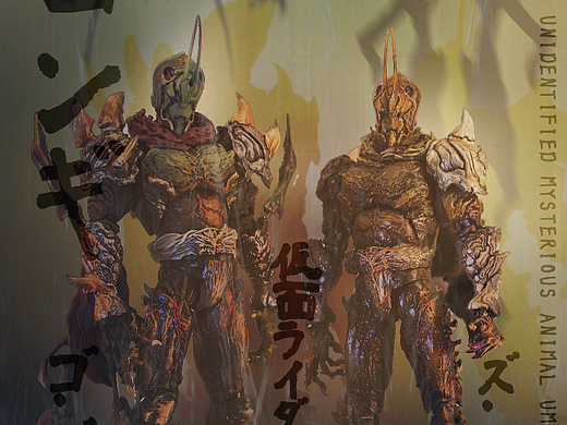 S.I.C蝗虫古朗基同比例模型涂装制作