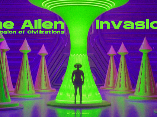 AI绘画｜The Alien Invasion