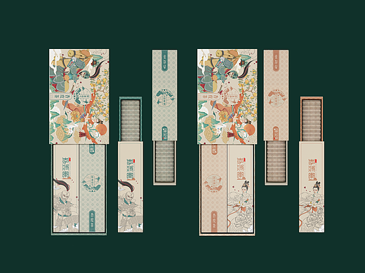 敦煌《李将军杏皮茶》包装设计