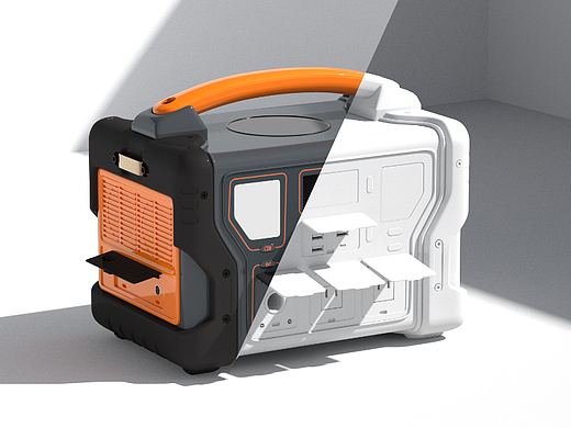 C4D 移动电源制作 三维动画 redshift 渲染练习