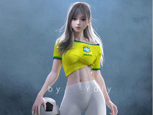 Yoly 莜莉 #107 足球宝贝 巴西