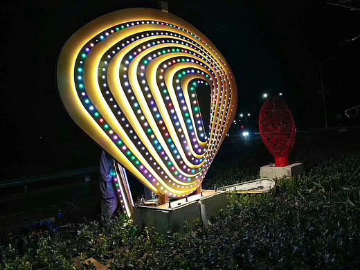 节点小品亮化造型 定制造型灯光小品