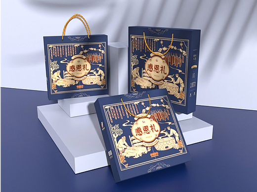 【腊肉包装-礼盒款】（个人主页-ZNjA3NTcxMzI=） - 商业插画 - 站酷设计师宓瑟钟鼓原创素材 - 站酷ZCOOL