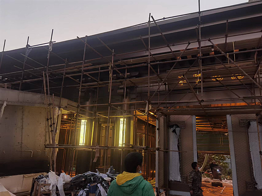 售楼部不锈钢装饰工程、地产整装工程现场实景参考图