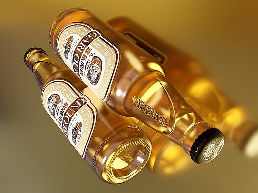 嘉乐啤酒 啤酒包装设计 啤酒瓶型 啤酒标贴 啤酒logo
