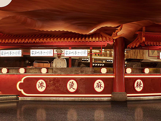 餐饮空间🔴流火长风，喀斯特地貌大自然的鬼斧神工