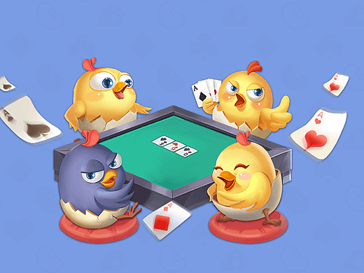 掼蛋游戏棋牌界面设计