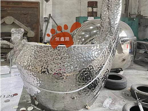 创意不锈钢水波纹吧台 艺术无边界