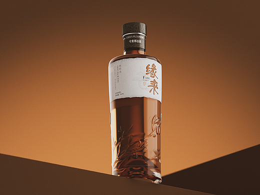 今麦郎“缘来”青梅酒包装设计/酒包装设计/酒瓶型设计