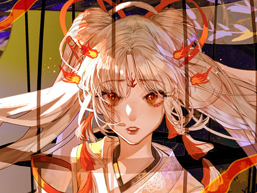 【3dmax角色建模】阴阳师不知火模型制作教程。