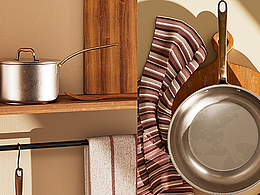 厨具小场景临摹