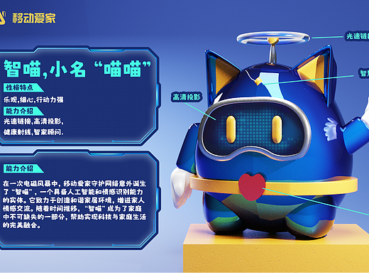 移动爱家IP设计--智喵