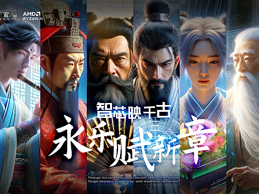 智芯映千古，永樂賦新章（個(gè)人主頁-ZNjc0NTA2MjA=） - AI作品 - 站酷設(shè)計(jì)師同田貫正國原創(chuàng)素材 - 站酷ZCOOL