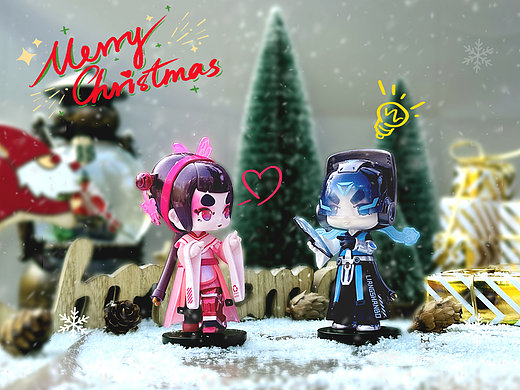 潮玩插画｜Bucky Pooky圣诞季🎄