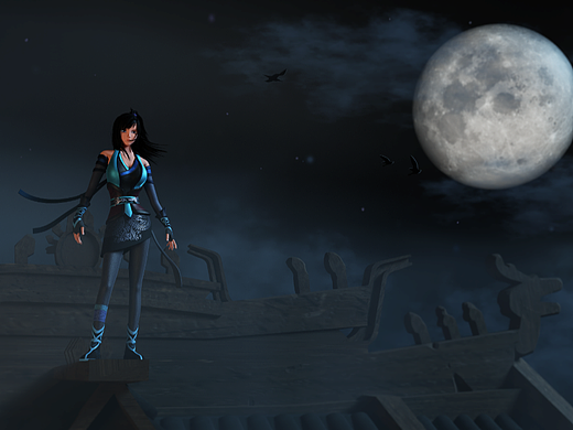 blender 秦时明月石兰