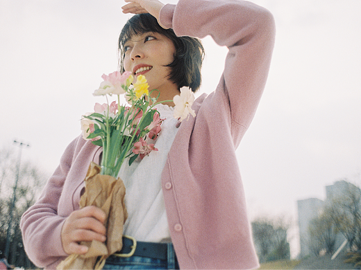 把春天打包进花束里