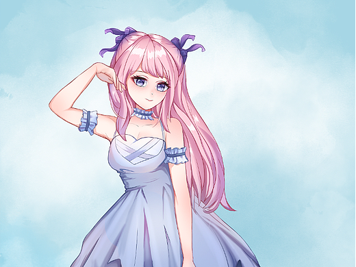 插画治愈系+二次元