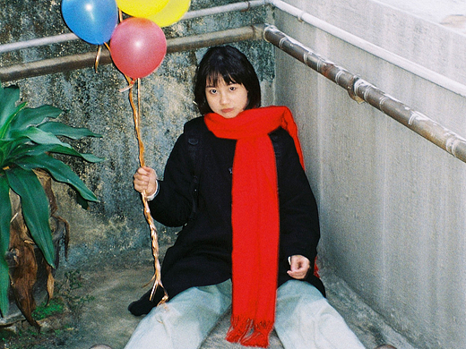 冬日漫步街头