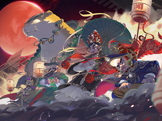 魔家四将