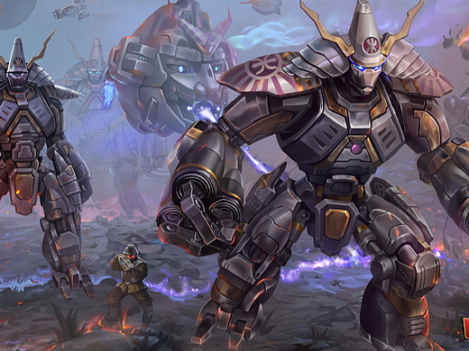 鬼王機甲（個人主頁-ZNjUzNzU2MzI=） - 游戲原畫 - 站酷設(shè)計師AMSZ702原創(chuàng)素材 - 站酷ZCOOL