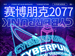 賽博朋克風格海報