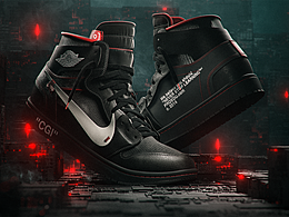 【C4D&PS】（NIKE AJ1）CGI产品渲染练习