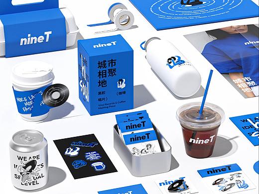 nineT 黑胶主题咖啡品牌全案