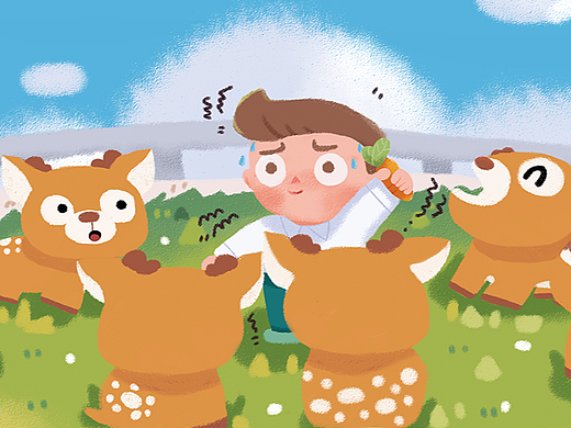 手繪鹿島文明漫畫（個人主頁-ZNjc1MzQ2NzY=） - 兒童插畫 - 站酷設(shè)計師嘻嘻北原創(chuàng)素材 - 站酷ZCOOL